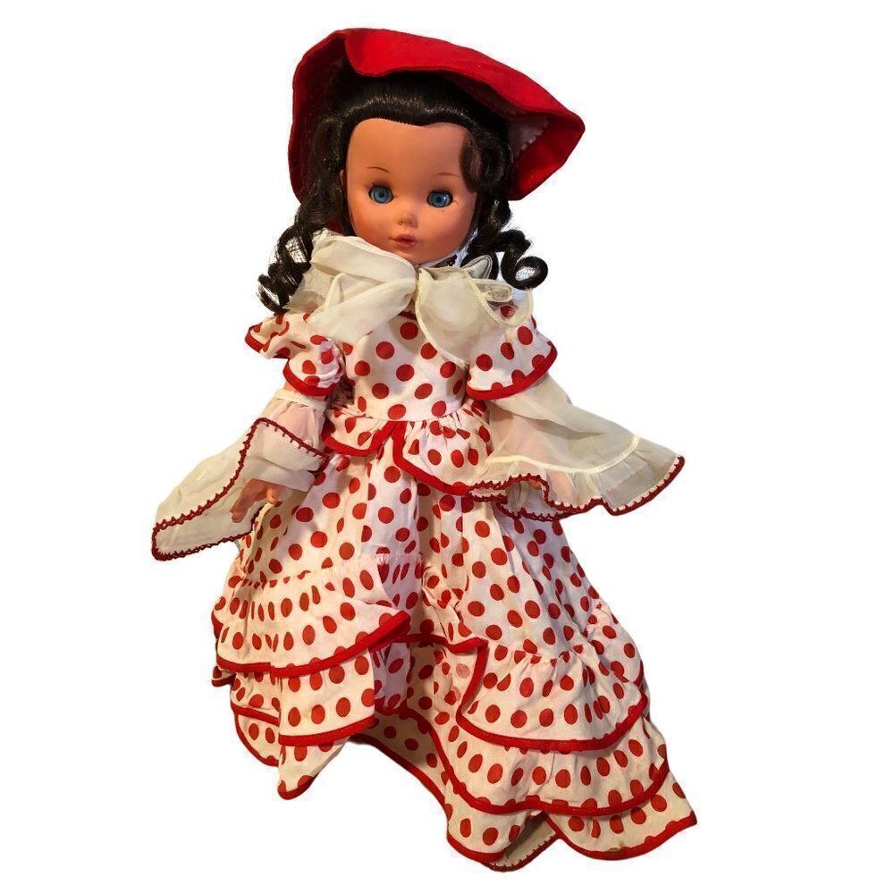 Vintage Furga Italy 18" Doll Spanish Senorita Outfit